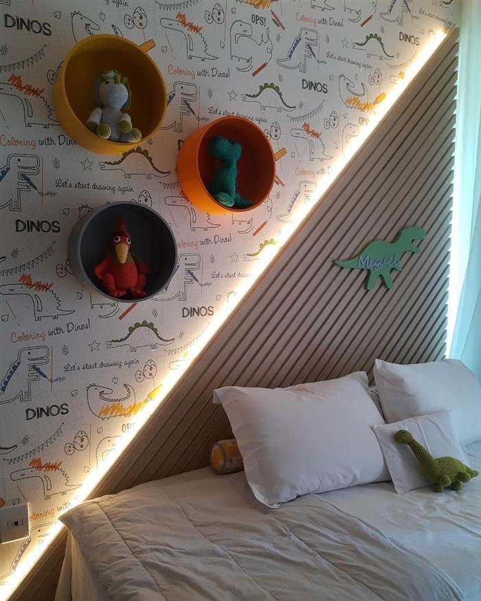 quarto de bebe dinossauro