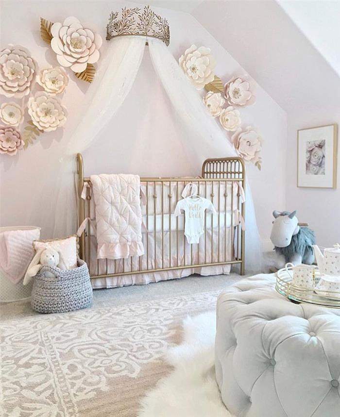 decoração quarto de bebe feminino princesa