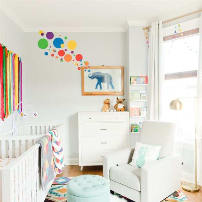 quarto bicolor de bebe