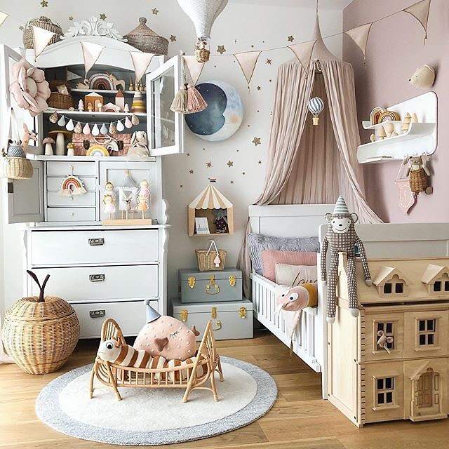 quarto de bebe feminino decoração