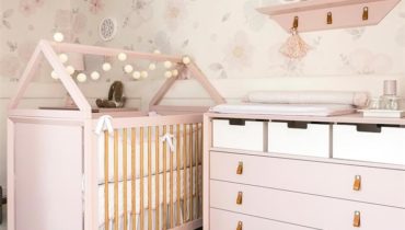 quarto de bebe feminino nuvens