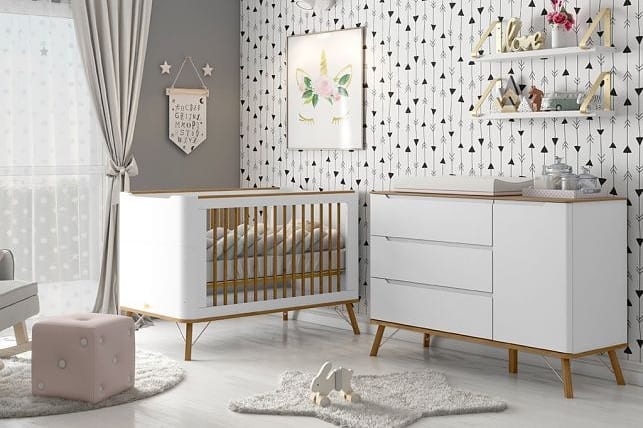 quarto de bebe feminino simples