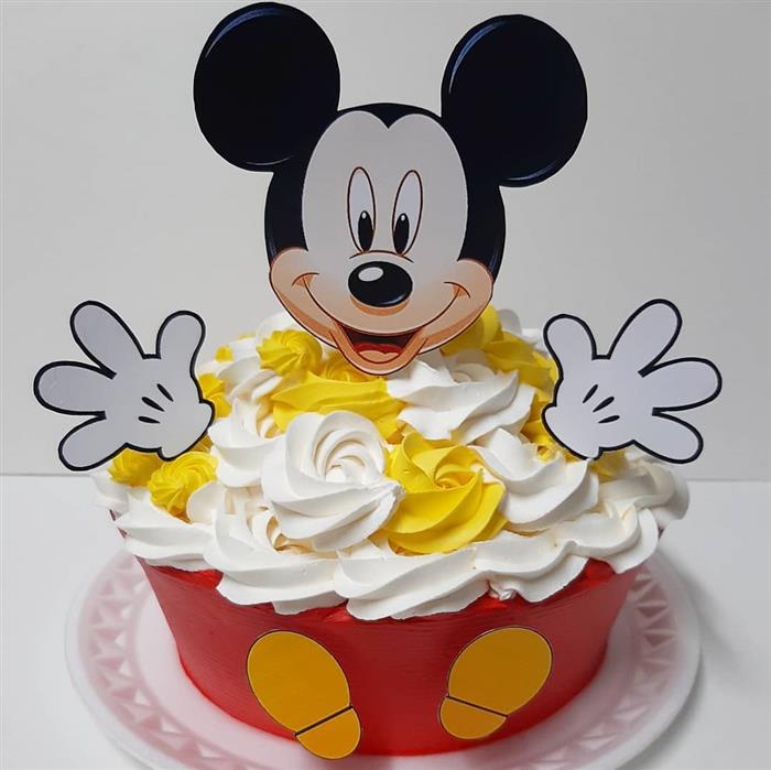 bolo smash the cake mickey