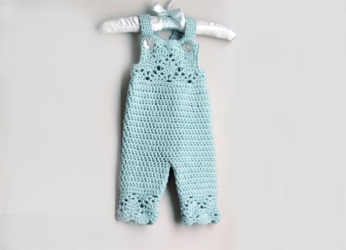 macaquinho de croche para bebe