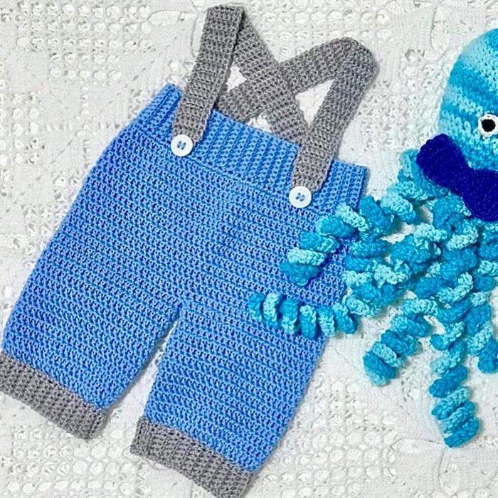 roupas de bebe de croche masculino