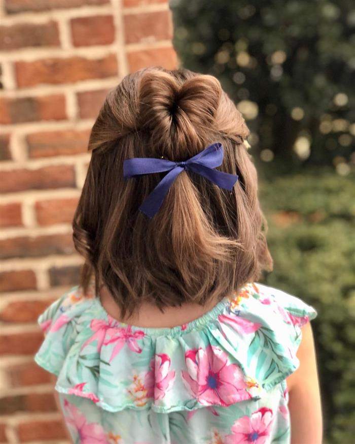 penteado infantil volta as aulas