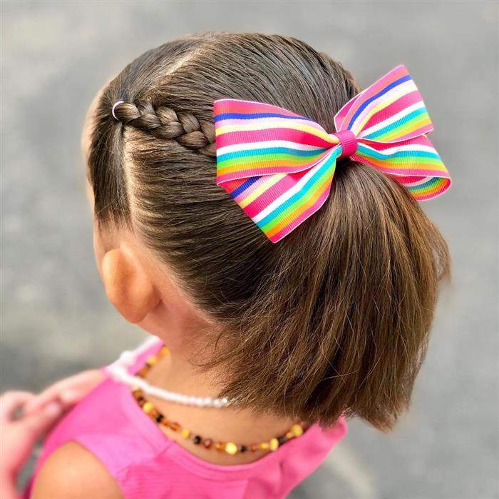 Penteado Infantil Lindo Rápido e Fácil para Escola