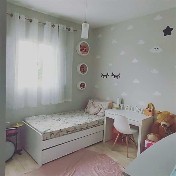 decoração de quarto infantil de nuvem