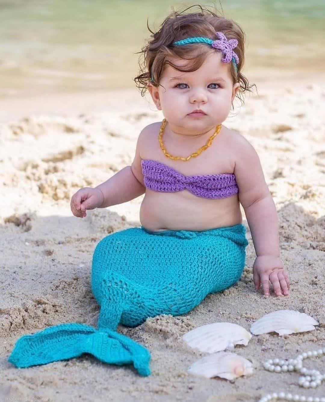 fotos criativas de bebê na praia
