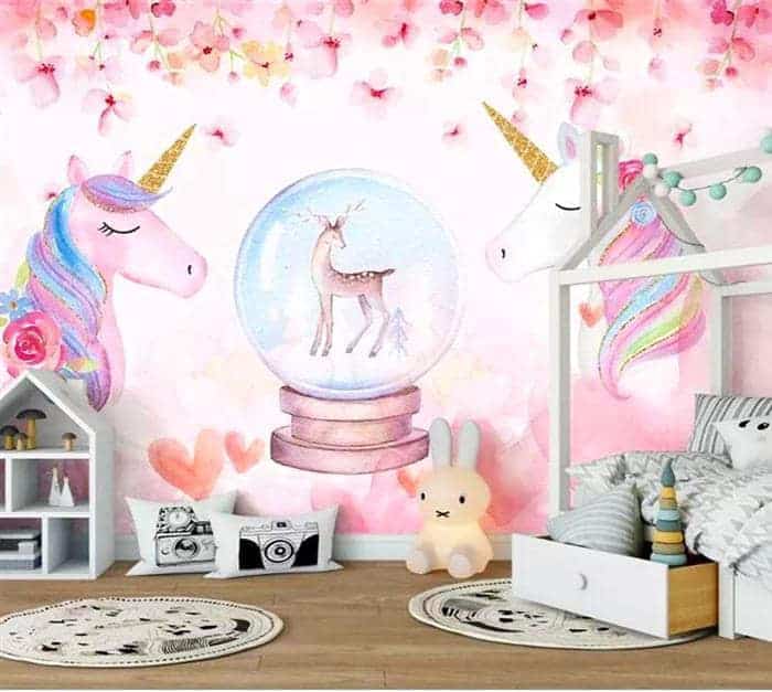 quarto de bebe unicornio