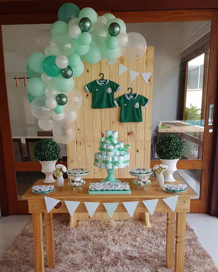 decoração cha de bebe simples