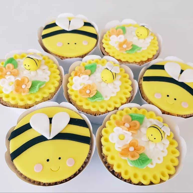 Cupcakes de abelhinha