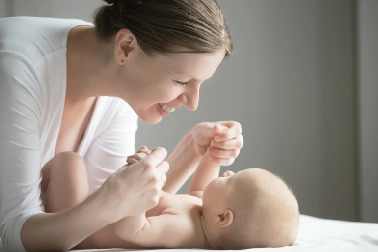 Como e a visao de um bebe de 2 meses