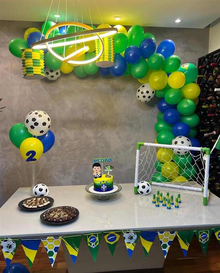 decoração copa do mundo simples