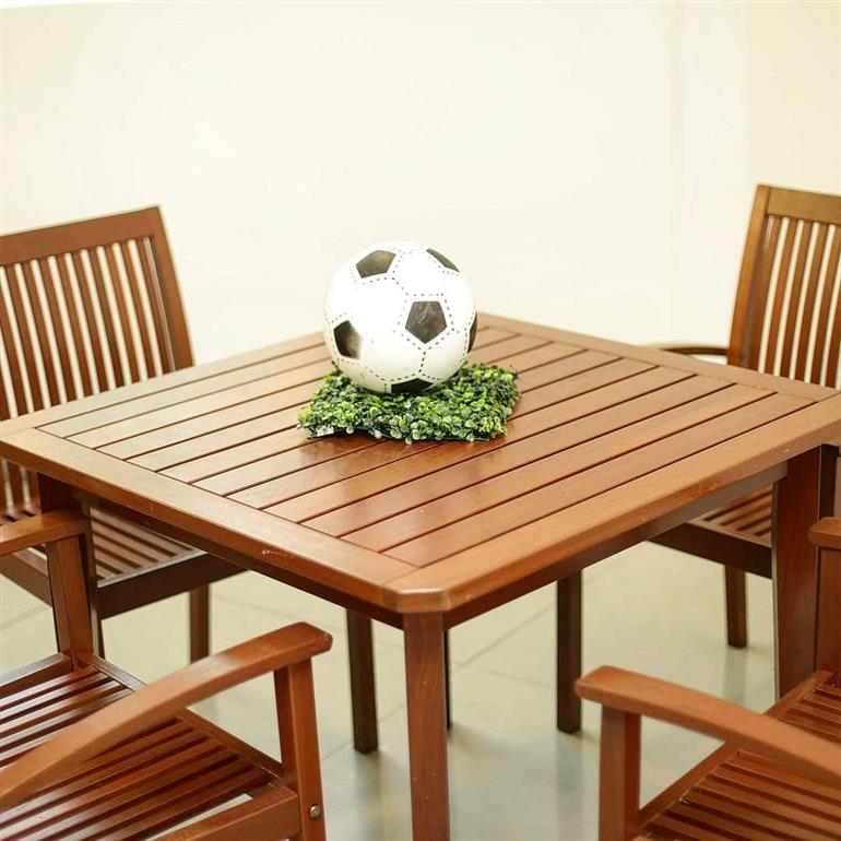 centro de mesa com bola de futebol