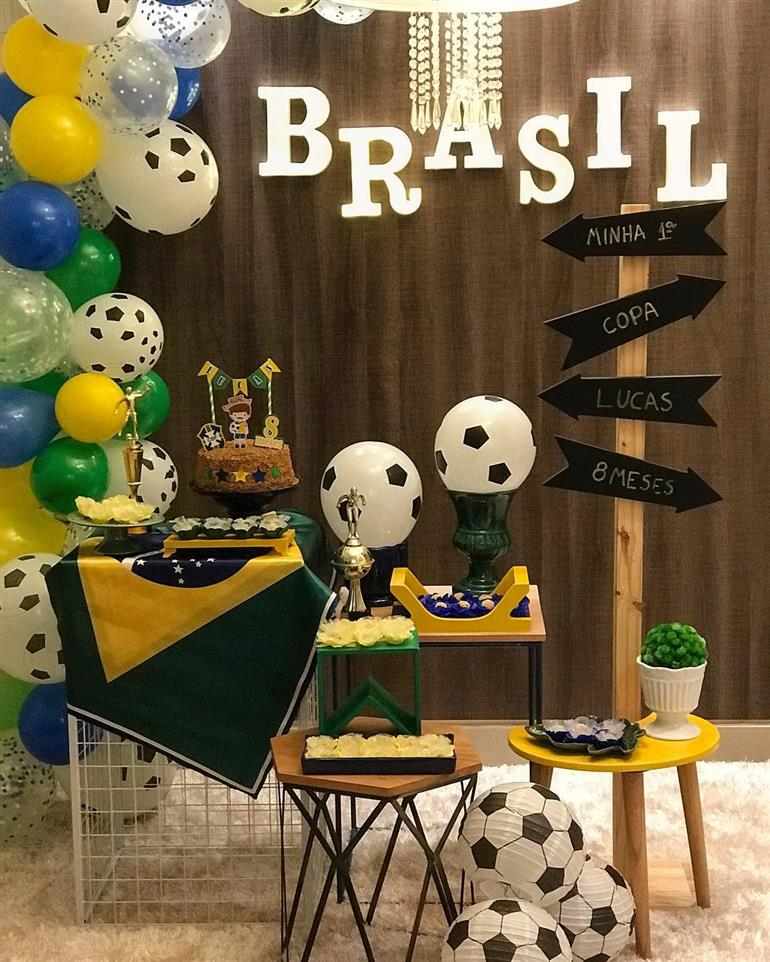 painel de mesversário da copa  