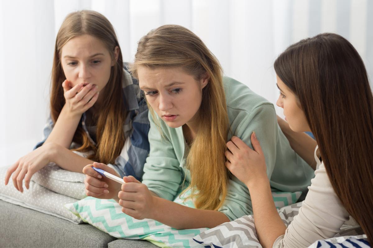 Menstruei com fluxo intenso e estava grávida